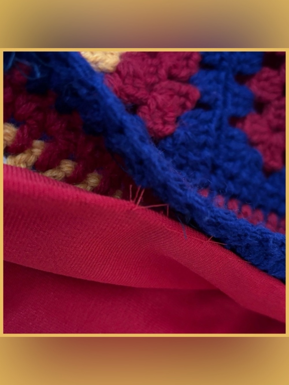 Handmade Granny Square Sweater - Picture 8 of 10